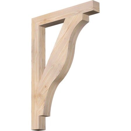 Ekena Millwork Funston Block Smooth Bracket, Douglas Fir, 3 1/2"W x 28"D x 40"H BKT04X28X40FST05SDF